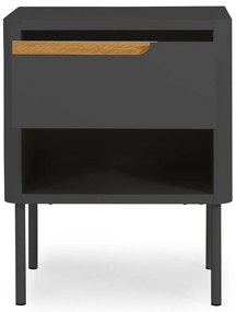 Noptieră Tenzo Switch, gri antracit