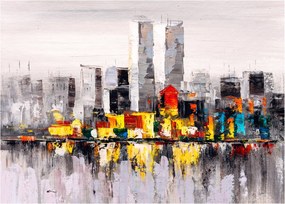 Tablou -Pictura orașului (70x50 cm)