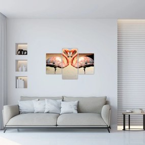 Tablou - doi flamemgo (90x60 cm)