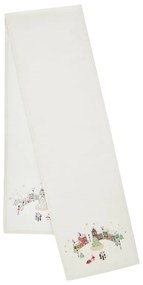 Napron de masă din bumbac 33x220 cm Christmas Town – Catherine Lansfield