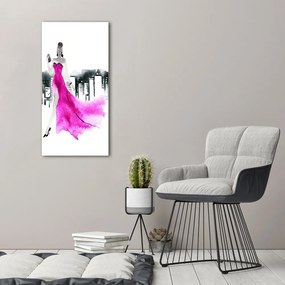 Pictură pe pânză Ilustrare de moda