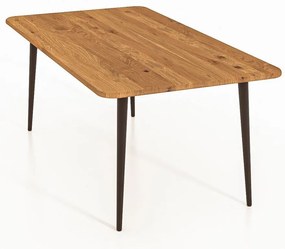 Măsuță de cafea din lemn de stejar 90x90 cm Kula – The Beds