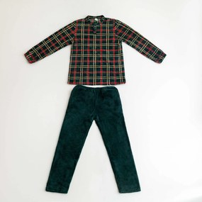 Pijama Cocolino microplus GLENMOORE verde - diverse marimi Marime: XL