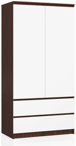 Dulap de haine Safwan (wenge + Alb). 1069446