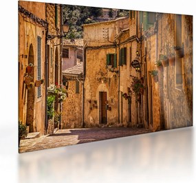 Tablou pe sticlă - Strada din Spania (70x50 cm)