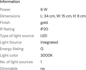 Aplica de perete LED moderna Everest 6W