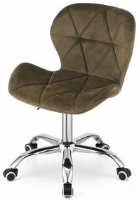 Scaun de birou AVOLA VELVET maro