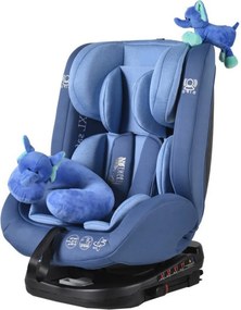 Scaun Auto cu Isofix NOVOKIDS™ Serengenti Deluxe, Rotire 360°, 0-36 kg, Tetiera reglabila pe inaltime, Omologare R-129 i-Size, Centura 5 puncte,