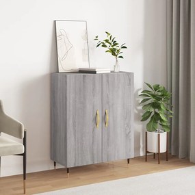 827706 vidaXL Dulap, gri sonoma, 69,5x34x90 cm, lemn compozit