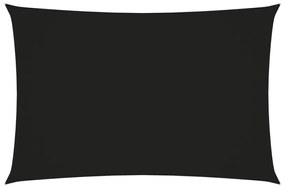 Parasolar, negru, 2x4,5 m, tesatura oxford, dreptunghiular Negru, 2 x 4.5 m