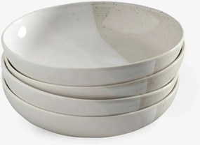 Set 50 Boluri Paste, Colectia Artizan, ceramica glazurata manual, Horeca, diametrul 23 cm