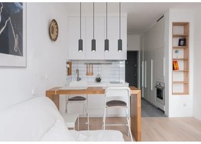 Lustra cu 4 pendule design modern ROBBY gri grafit