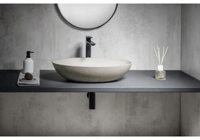 Sapho - Lavoar pentru blat FORMIGO 60 x 40 cm, beton/bej