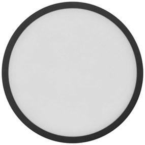 Plafonieră LED/21W/230V 3000/3500/4000K d. 22,5 cm neagră