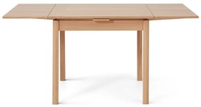 Masă dining extensibilă tapițată cu lemn de stejar Hammel Dinex 90 x 90 cm