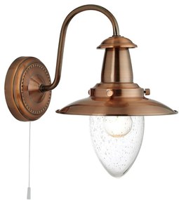 Aplica de perete stil industrial vintage Fisherman II cupru