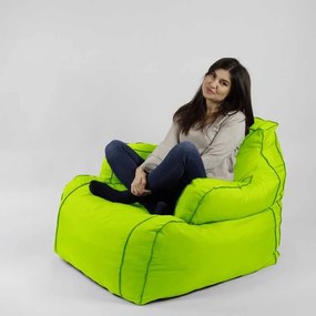 Fotoliu Player Mini Pufrelax, Material Impermeabil - Verde neon