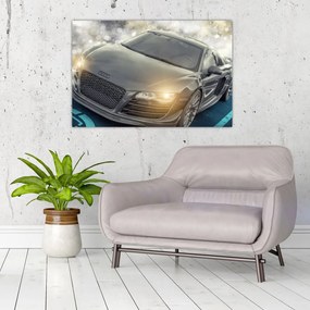 Tablou cu Audi - gri (90x60 cm)