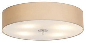Plafonieră rustică bej 50 cm - Drum