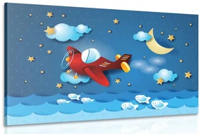 Tablou zborul cu aeronavă