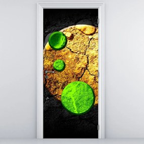 Fototapet pentru ușă - Abstract bile (95x205cm)