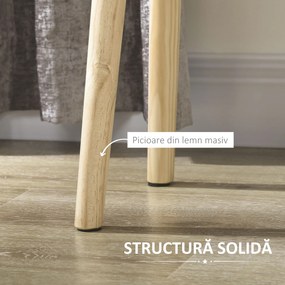 HOMCOM Set de 2 Noptiere pentru Dormitor cu Sertar, Pereche de Noptiere Moderne din Lemn, Măsuțe pentru Canapea, Living, Cameră de Zi și Dormitor, 40.5x30.5x60 cm, Culoare Stejar și Alb | Aosom Romania