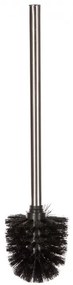 Perie WC Steel, maner inox, 8 x 35 cm