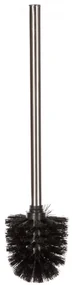 Perie WC Steel, maner inox, 8 x 35 cm