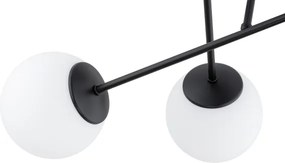 Brilagi - Lustră aplicată MILO 4xE27/60W/230V neagră