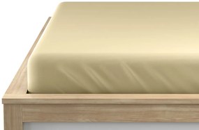 Cearsaf jersey crem 140 x 200 cm