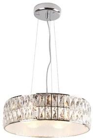 Lustră pe cablu MAXLIGHT P0238 DIAMANTE 6xG9/42W/230V d. 46 cm crom