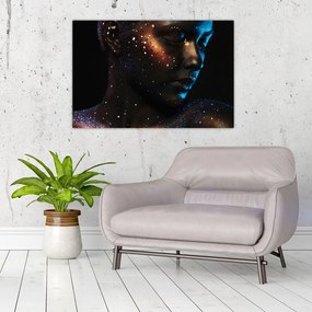 Tablou strălucitor a femeii (90x60 cm)