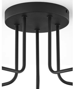 Lustră pe tijă Jupiter 2040 BURANO 5xG9/10W/230V negru/auriu/transparent