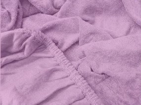 Cearsaf froté PREMIUM roz-mov 160x200 cm
