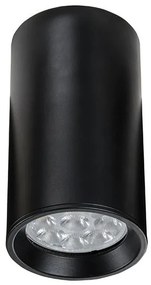 Spot aplicat design modern Lilia negru 6,3cm