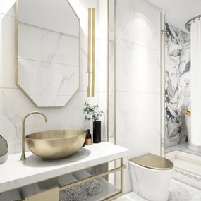 Aplică LED EBORA LED/3,8W/230V aurie/albă Amplex 8242