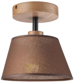 Lustr ANTONIO 1xE14/40W/230V, montaj pe tavan, maro