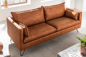 Canapea moderna, MIcrofibra, Maro Antic, ROCCO 195cm