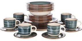 Set de masă Banquet 30-piese Spiral Blue