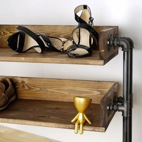 Pantofar BORU 50x90 cm negru/molid