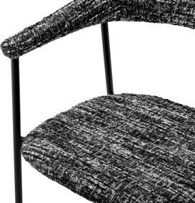 Set de 2 scaune design LUX Julio, Boucle sonata black