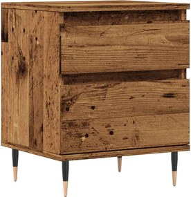 vidaXL Noptieră, lemn vechi, 40x35x50 cm, lemn prelucrat