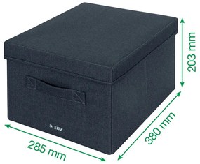 Cutii de depozitare 2 buc. din material textil cu capac – Leitz