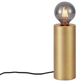 Lampă de masă modernă alamă 24cm - Cylinder