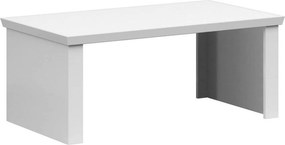 Masuta cafea Agnes, alb, PAL laminat, 110x60x45 cm
