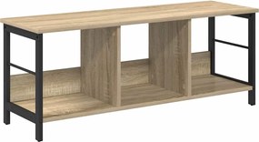 vidaXL Raft pentru cărți Stejar Sonoma 102 x 32 x 40,5 cm