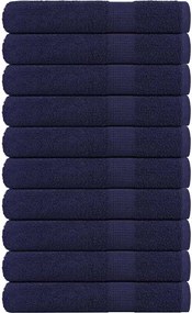 vidaXL Prosoape de saună, FROGN, albastru marin, 80x200 cm, 360 g/m², 10 buc.