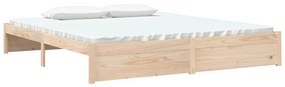 Cadru de pat Super King 6FT, 180x200 cm, lemn masiv Maro, 180 x 200 cm