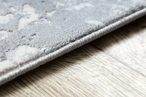 Covor CORE W9782 - structural, două niveluri de lână, fildeş / gri