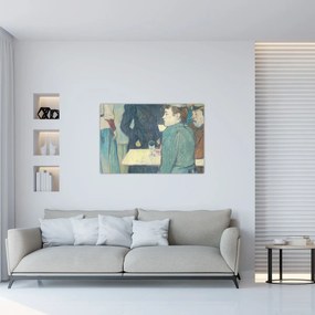 Tablou - Henri de Toulouse-Lautrec, A Corner of the Moulin de la Galette, reproducere (90x60 cm)